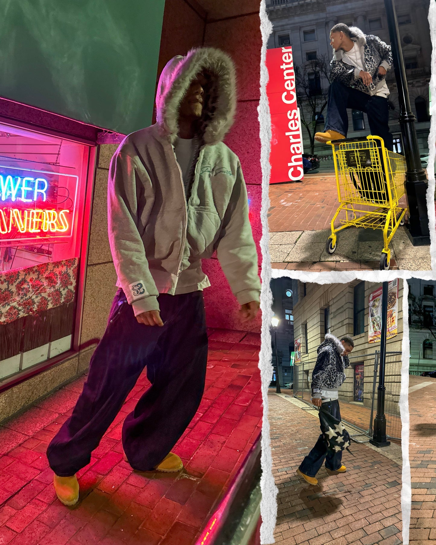 SS Reversible Cropped Hoodie