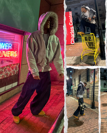 SS Reversible Cropped Hoodie